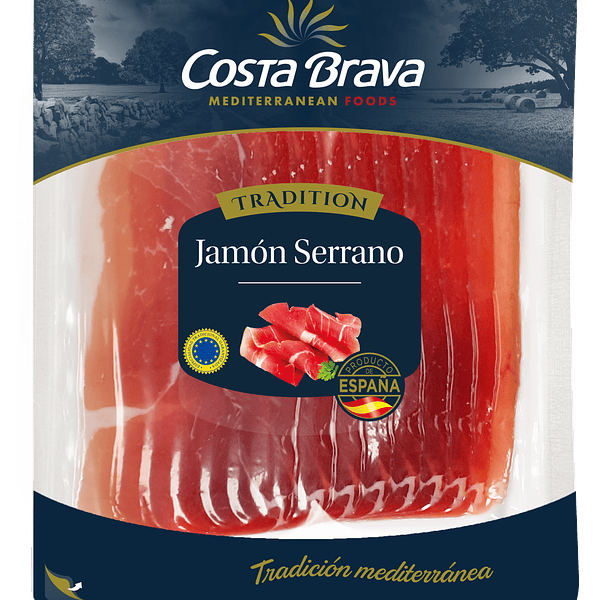 [1644] Jamón Serrano Laminado Costa Brava 500 Gr