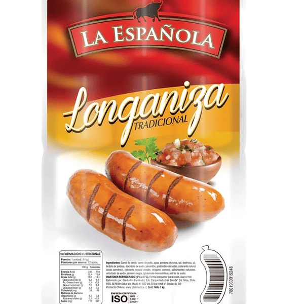 [260] Longanizas La Española 1 Kg
