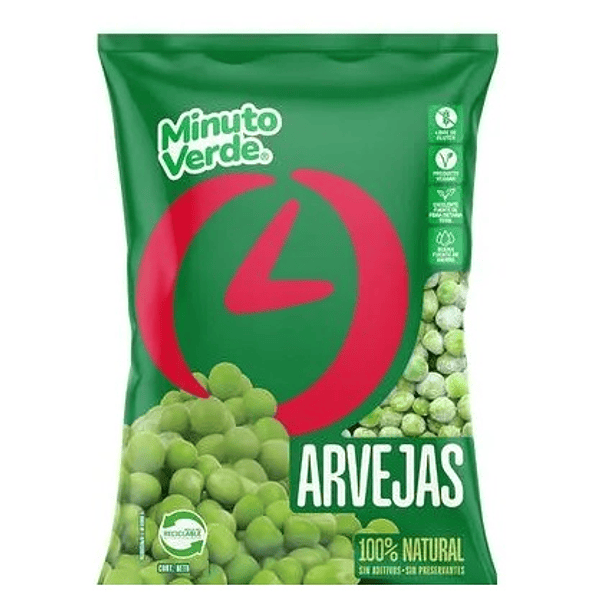 Arvejas Minuto Verde 200 Gr
