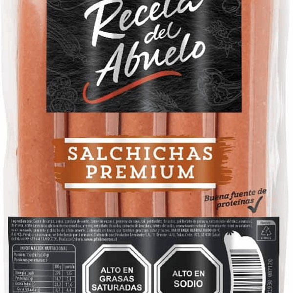 [1780] Salchicha Premium Receta Del Abuelo 750 G