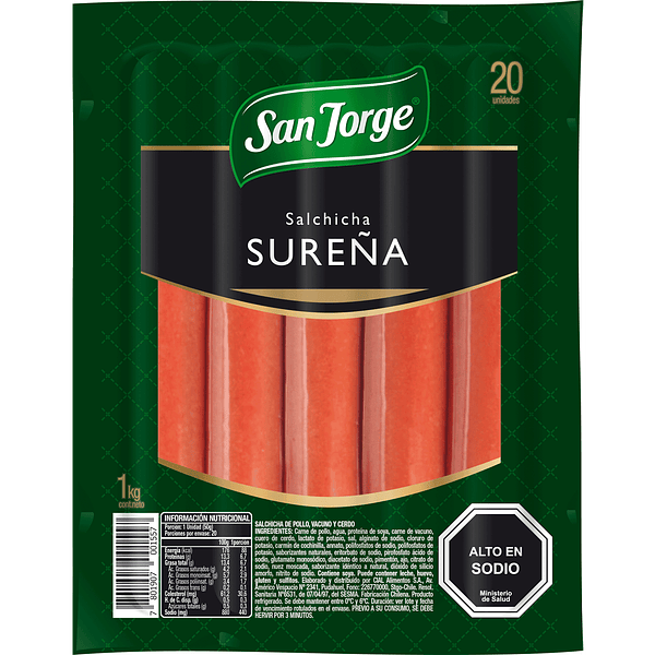 [1322] Vienesa Sureña San Jorge 1 Kg