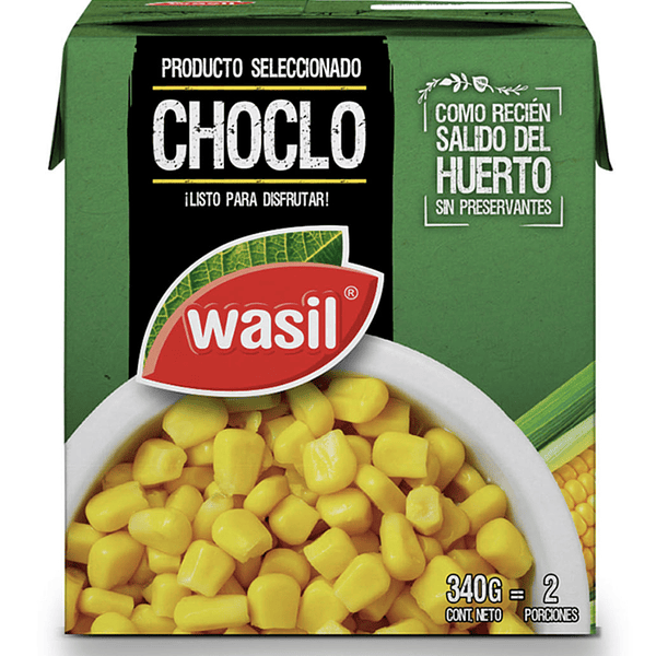 [1602] Choclo Dulce Wasil 340 Gr