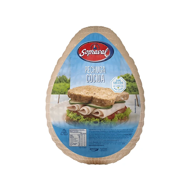 Pechuga Pavo Sopraval Cocida