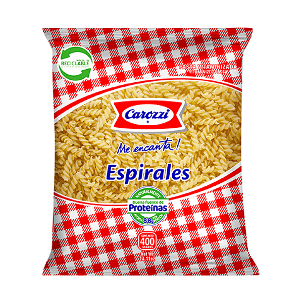 [1510] Espirales Carozzi 400 Gr