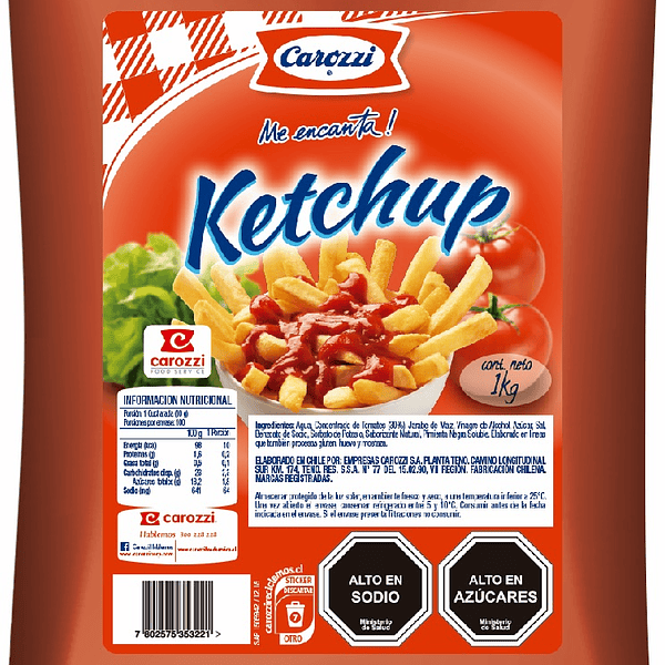 [1576] Ketchup Carozzi 1 Kg