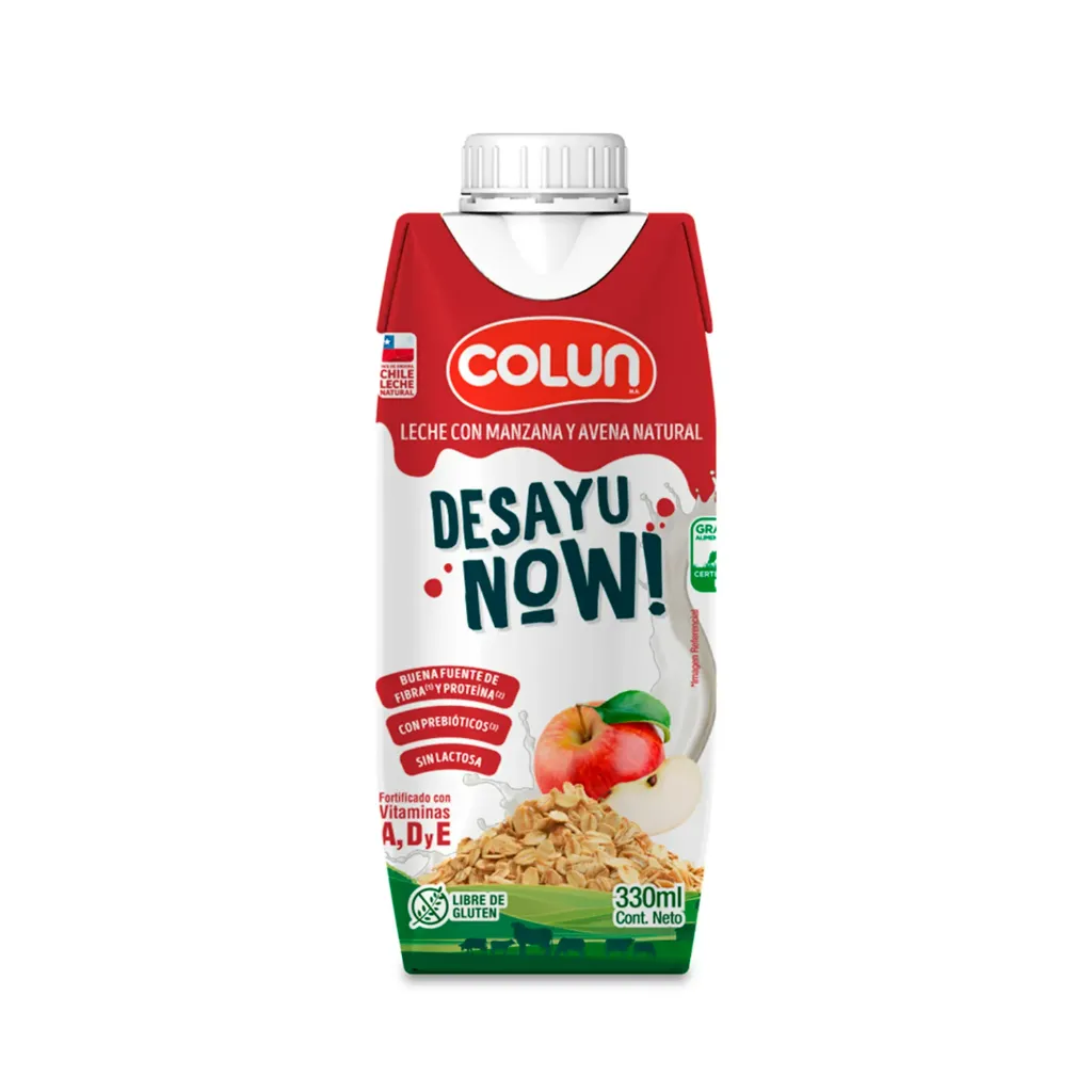 [1884] Desayuno Now Manzana Y Avena Colun 330Cc