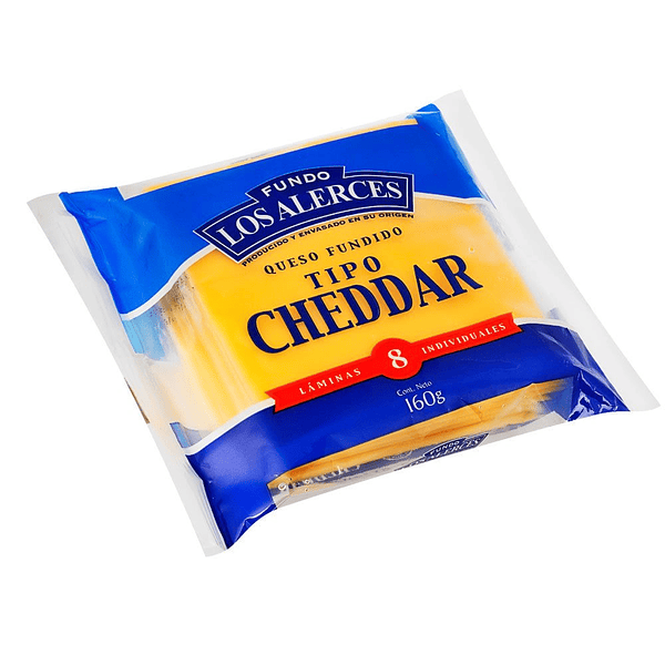 [114] Queso Cheddar Los Alerces 160 Gr