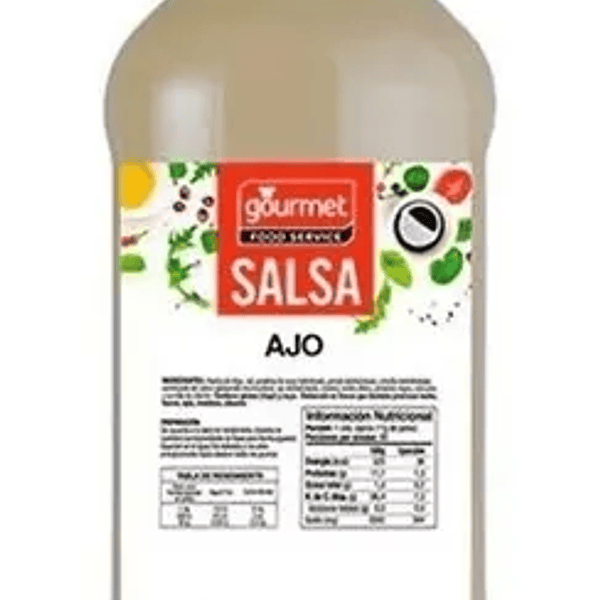 [1470] Salsa De Ajo Gourmet 1 Lt
