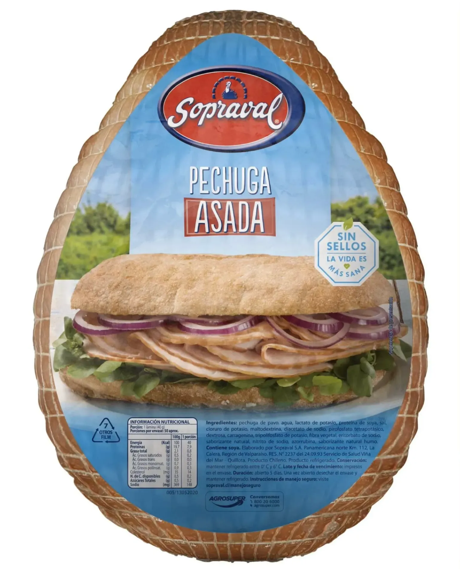 [368] Pechuga Pavo Asada Sopraval