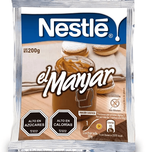 Manjar Nestlé Bolsa 200 Gr