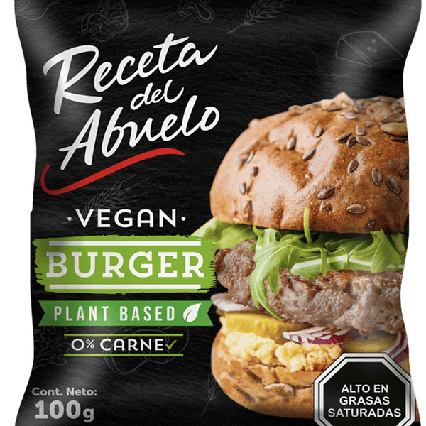 [1447] Vegan Burger Receta Del Abuelo 100 Gr