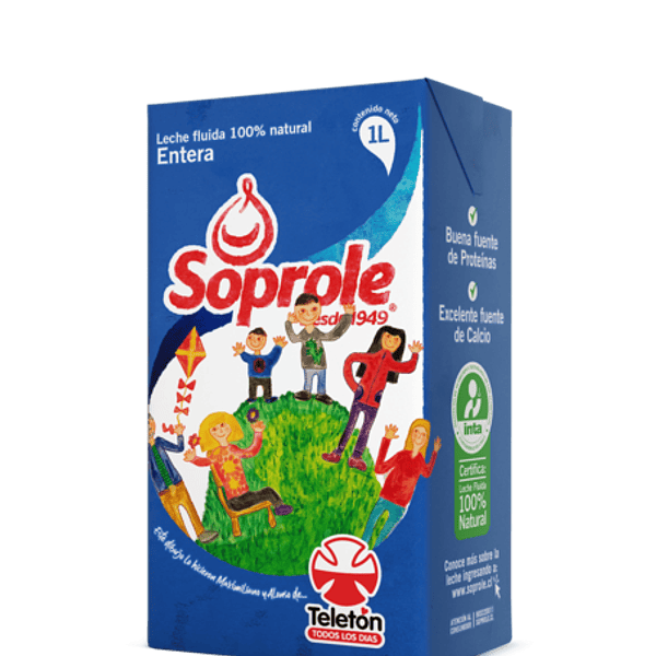 [234] Leche Natural Soprole 1 Lt