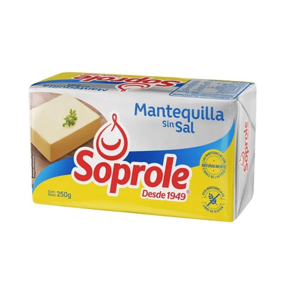 [279] Mantequilla Soprole Pan 250 Gr