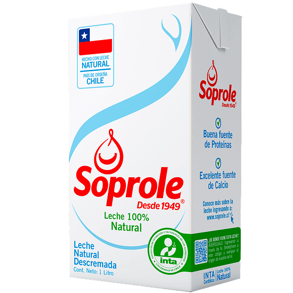 [1182] Leche Natural Soprole 200 Cc