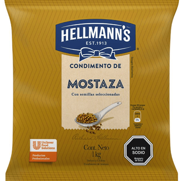 [1945] Mostaza Hellmann´S Fs 1 Kg