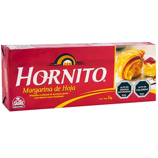 [1203] Margarina Hoja Hornito Roja 1 Kg