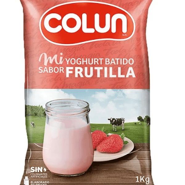 Yogur Colun 1 Lt (Frutilla)