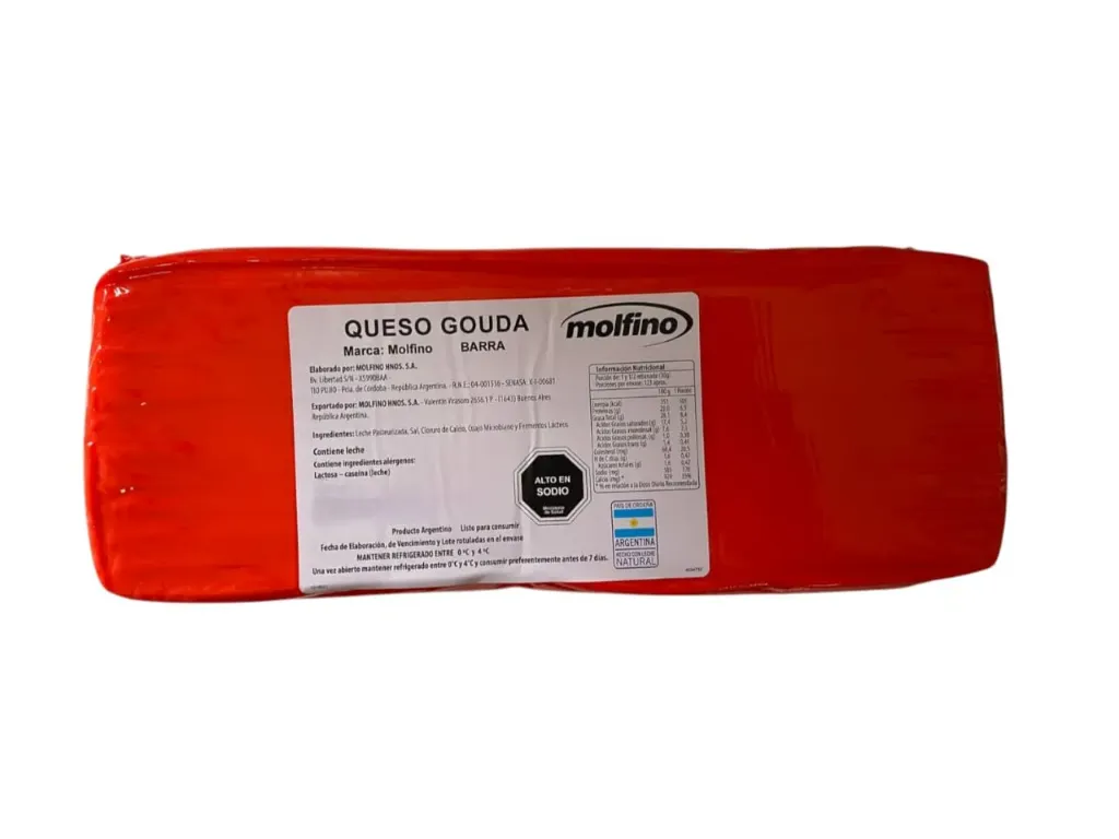 Queso Gauda Barra Molfino